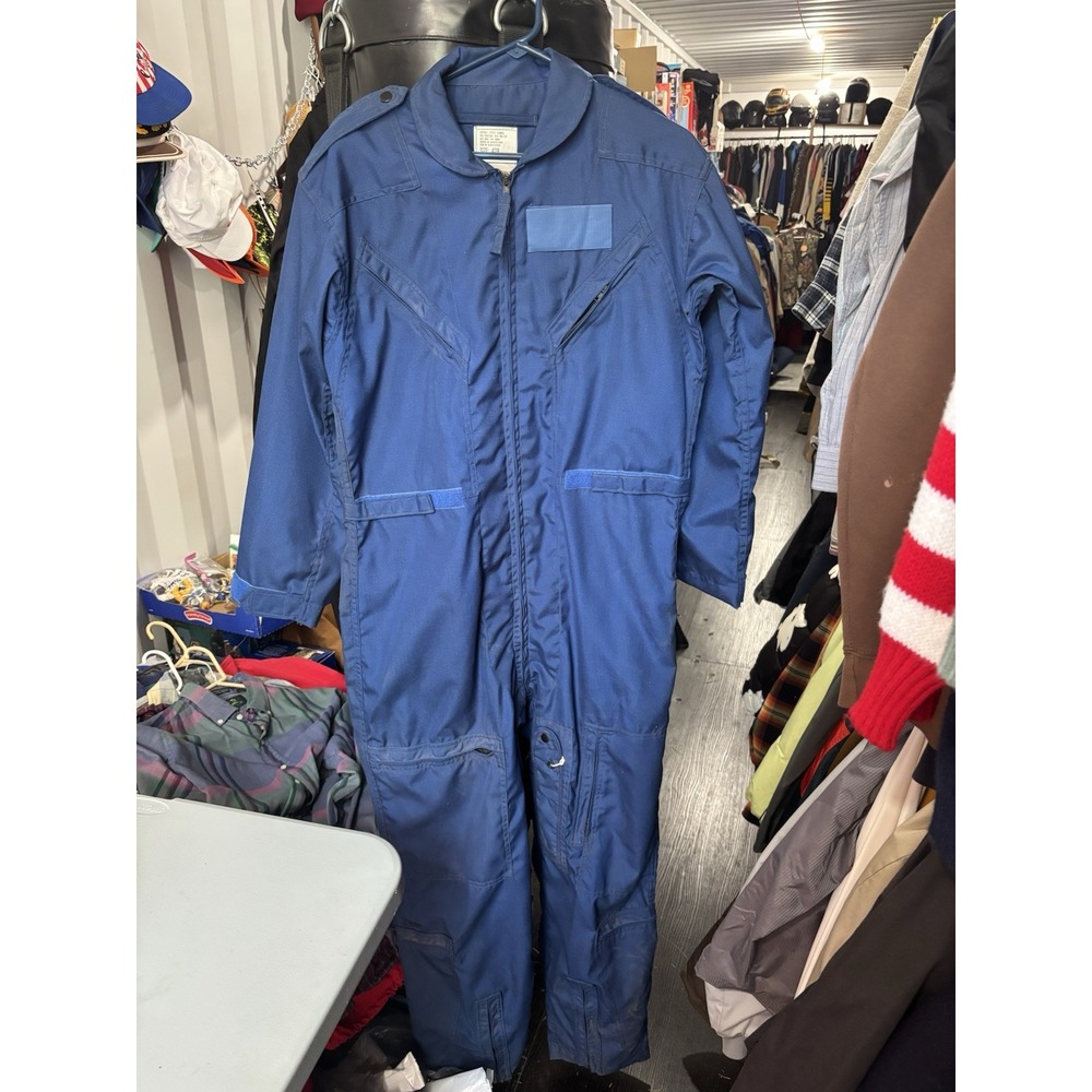 Military Blue Aramid Flightsuit, 42 R